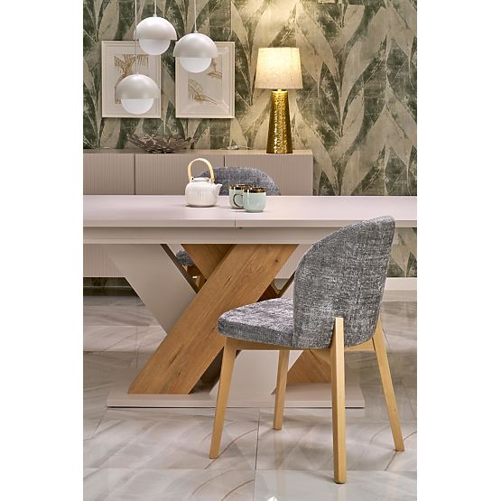 BRANDON kinyitható asztal 160-200/90 cm kasmír/cremona tölgy (2p=1db)