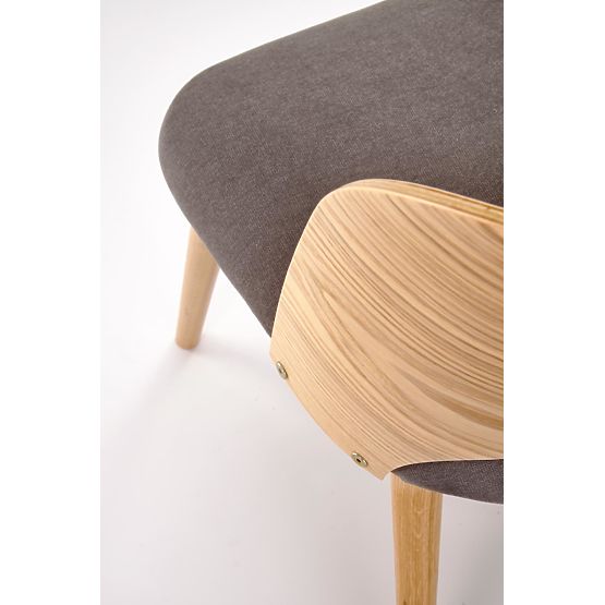 CADIZ szék természetes tölgy / szürke (1p=2db)