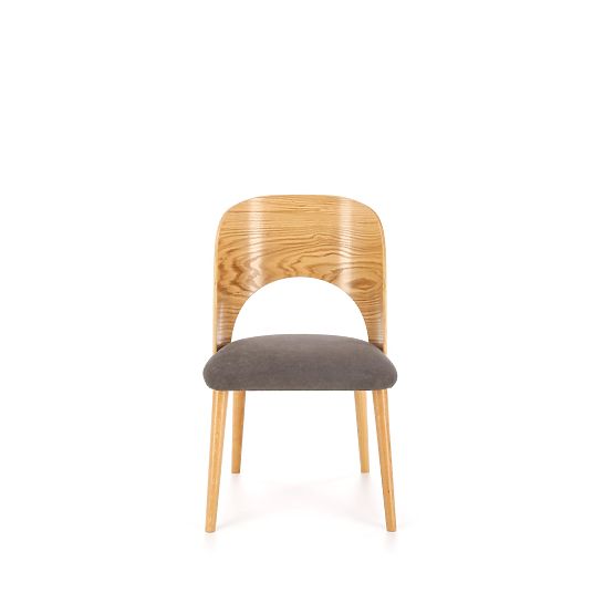 CADIZ szék természetes tölgy / szürke (1p=2db)