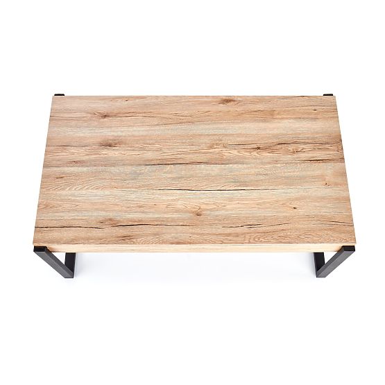 CAPRI dohányzóasztal san remo tölgy / fekete (1p=1db)