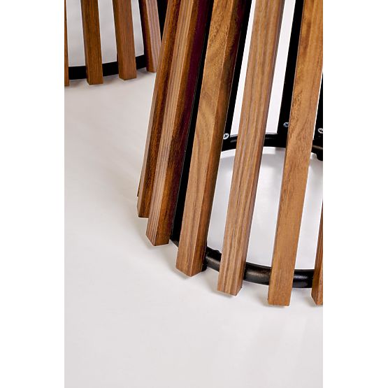 CARINA_S konferencia asztal bézs márvány / dió (2p=1ks)