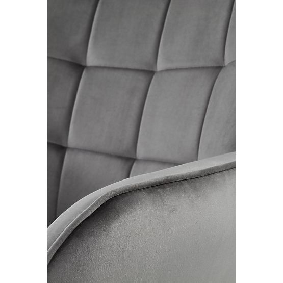 CASTEL relaxációs fotel fekete / világosszürke