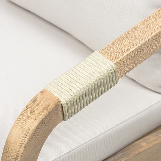 Castello kerti garnitúra, 200-295 cm-es kihúzható asztal + 8 fonott szék, FSC akácfa