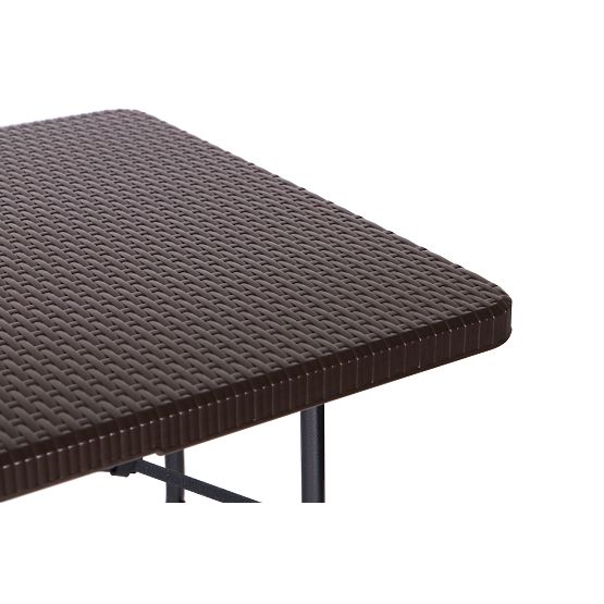 Catering készlet bankett asztal 180 cm 2 pad rattan barna ModernHome