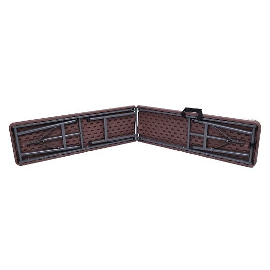 Catering készlet Rattan barna asztal 180 cm + 2 pad