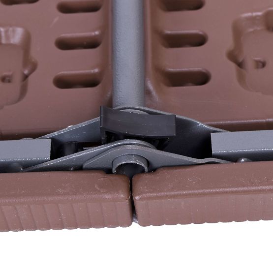 Catering készlet Rattan barna asztal 180 cm + 2 pad