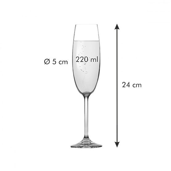 Charlie asztali készlet átlátszó színben, Tescoma