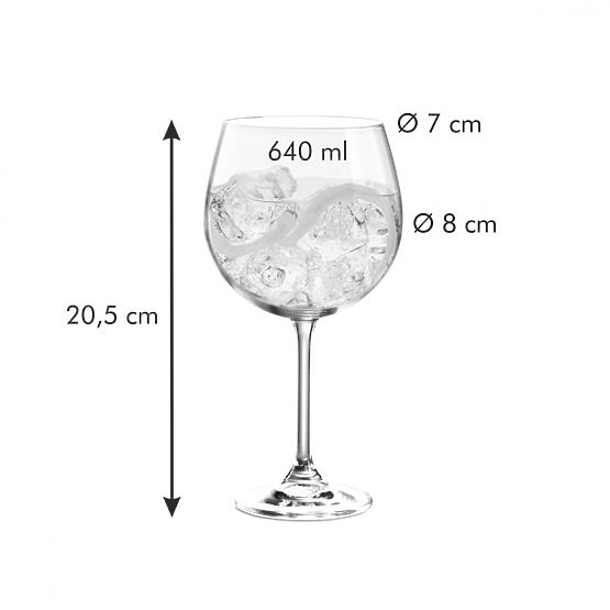 CHARLIE asztali készlet átlátszó színű tescoma