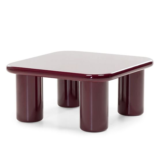 Cherry dohányzóasztal 70 cm, bordó/cseresznye, fényes