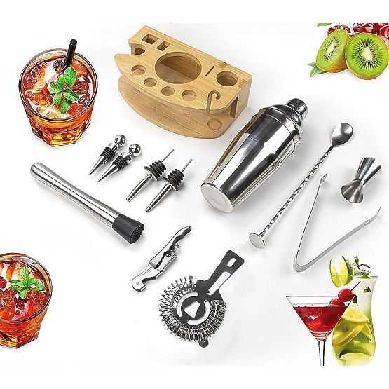 CHESTER krómozott 12 darabos bárkészlet