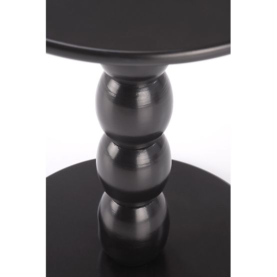 CIRILLA dohányzóasztal, fekete (1p=1db)