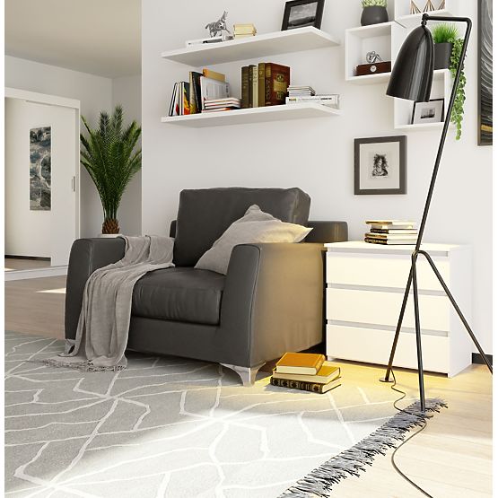 CL3 ÉJJELISZEKRÉNY 60 cm PK FEHÉR