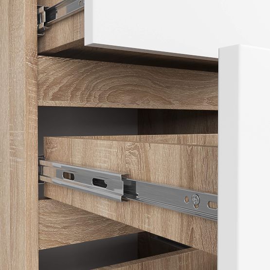 CL4 PK KOMÓDIA SONOMA TÖLGY / FEHÉR