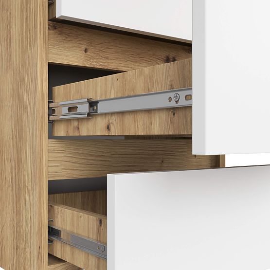 CL6 PK KOMÓD ARTISAN TÖLGY / FEHÉR