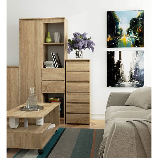 CL6 PK KOMÓDIA SONOMA TÖLGY