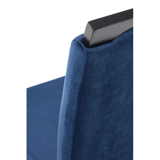 CLARION 2 szék fekete / huzat: MONOLITH 77 (sötétkék) (1p=2db)