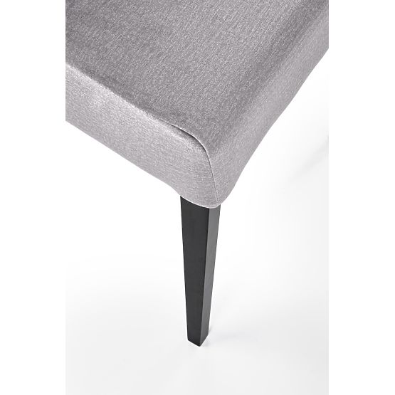 CLARION 2 szék fekete / huzat: MONOLITH 85 (hamu) (1p=2db)