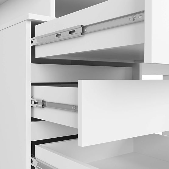 CLP ÍRÓASZTAL 135cm PK FEHÉR