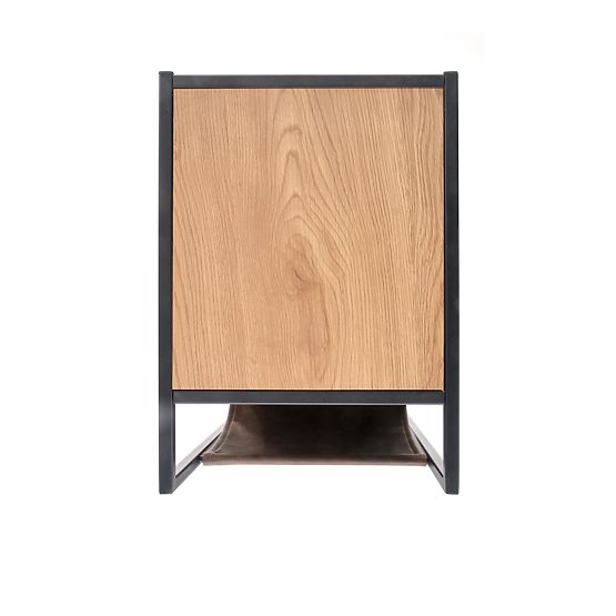 COMPACT konferencia asztal arany tölgy/fekete (1p=1db)