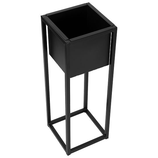 Concove 60 cm fekete loft virágcserép