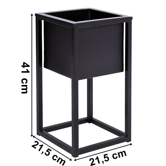 Concove loft virágtartó állvány 40 cm fekete
