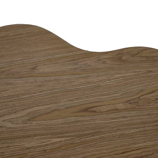 Cosmo dohányzóasztal 90 cm, dió, lekerekített forma