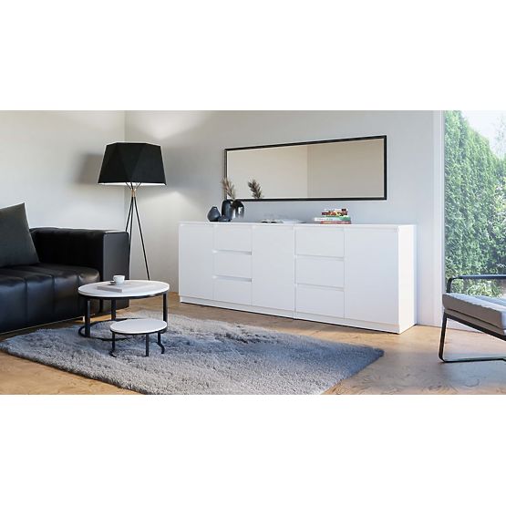 COSTA 1D3S/2D3S FEHÉR KOMÓD