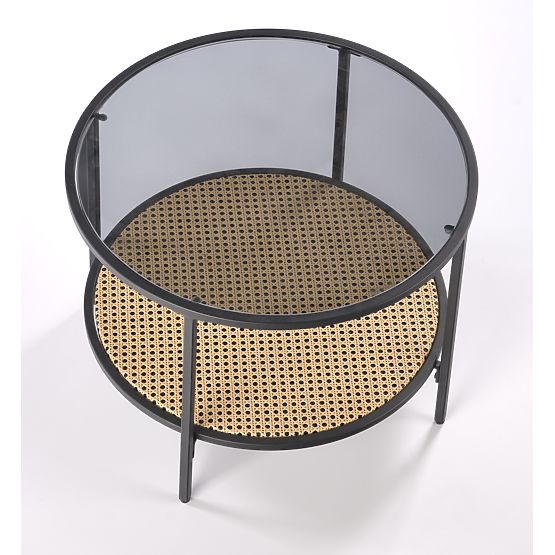 DAKOTA dohányzóasztal füstös / természetes (1p=1db)