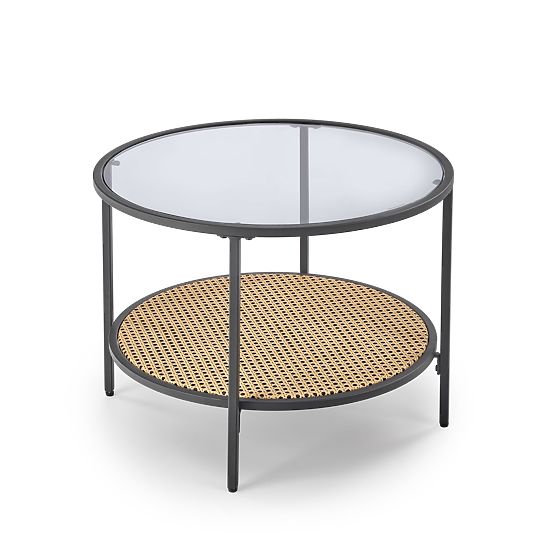 DAKOTA dohányzóasztal füstös / természetes (1p=1db)