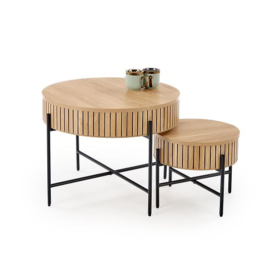 DANTE 2 pad készlet, természetes/fekete (1p=1készlet)