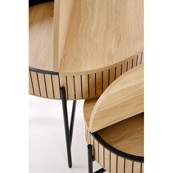 DANTE 2 pad készlet, természetes/fekete (1p=1készlet)