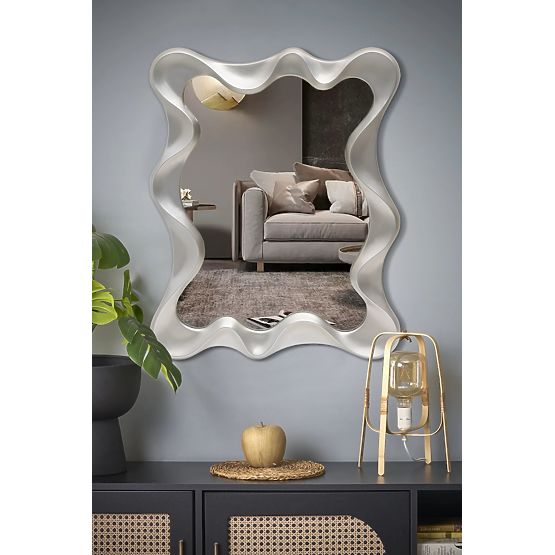 DECO fali tükör, ezüst antik (1p=1db)