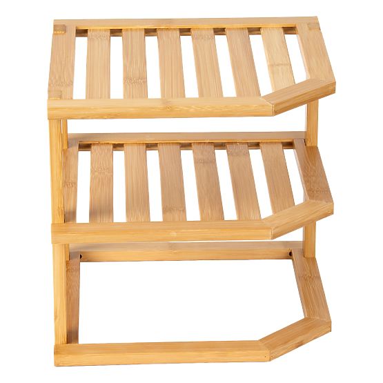 DEDAL bambusz sarok konyhai polc