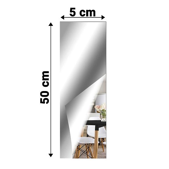 Dekoratív akril tükör Oblong 50 cm