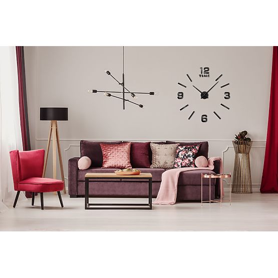 Diy BAST 3D fekete falióra