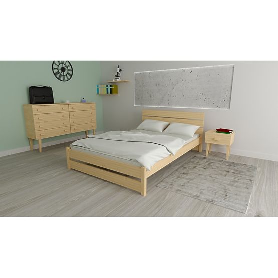 Max fa ágy 200 x 90 cm - fenyő