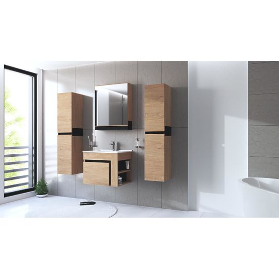 DUESA Tükrös szekrény 60/1D arany tölgy