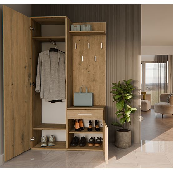 DUO ARTISAN TÖLGY RUHÁSSZEKRÉNY