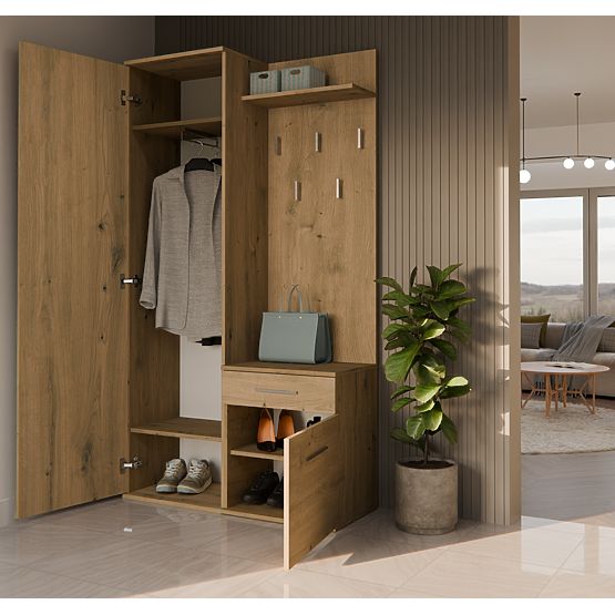 DUO ARTISAN TÖLGY RUHÁSSZEKRÉNY