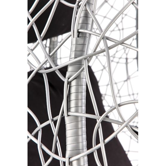 EGGY kerti szék szürke / fekete (3p=1db)