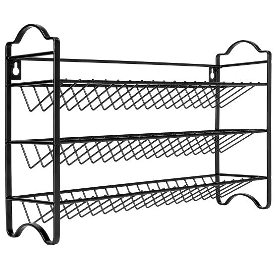 ENELDO fűszertartó állvány 24 üveggel + 72 címkével