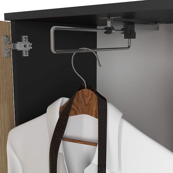 ENTRO PK ELŐSZOBABÚTOR SZETT FEKETE / ARTISAN TÖLGY