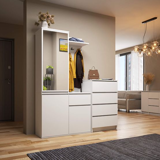 ENTRO PK FEHÉR ELŐSZOBA SZETT