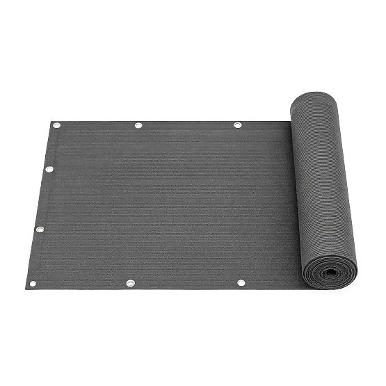 Erkély árnyékoló szerelvényekkel 100x700 cm árnyékoló háló + szerelési elemek szürke MultiGarden