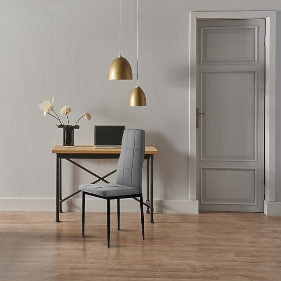 Étkező és nappali kárpitozott székek szett 4db szürke