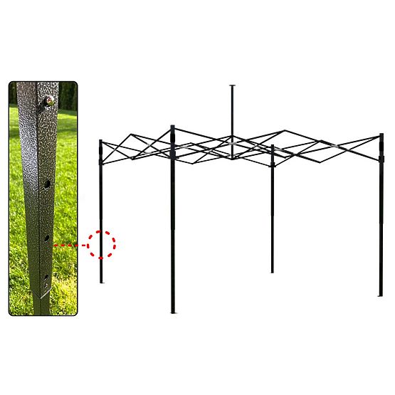 Expressz kereskedelmi pavilon 3x3 m kék