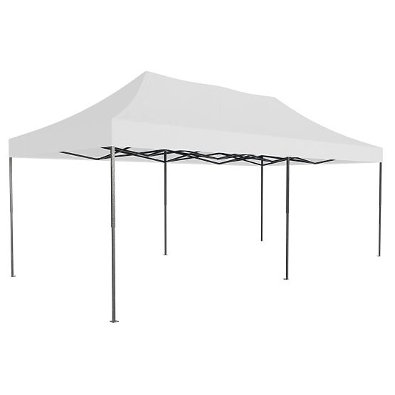 Expressz kereskedelmi pavilon - 3x6 m - fehér
