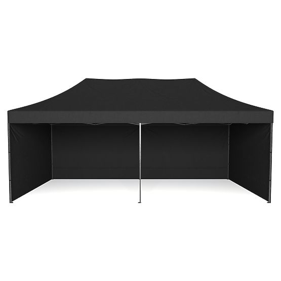 Expressz kereskedelmi pavilon - 3x6 m - fekete
