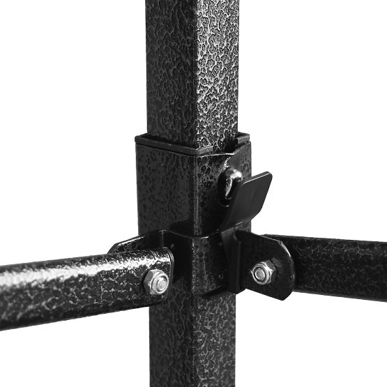 Expressz kereskedelmi pavilon - 3x6 m - fekete