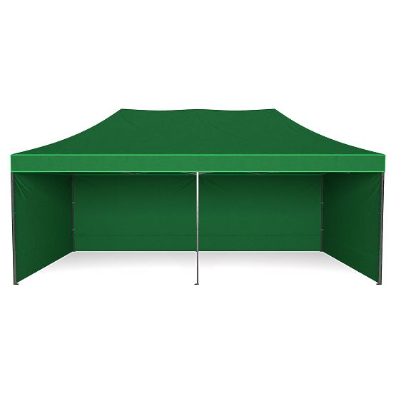 Expressz kereskedelmi pavilon - 3x6 m - zöld